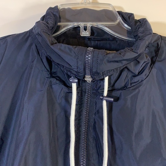 NWOT. Boho ASOS 0 Black Oversized Full Zip Drawstring Jacket. - Picture 3 of 11